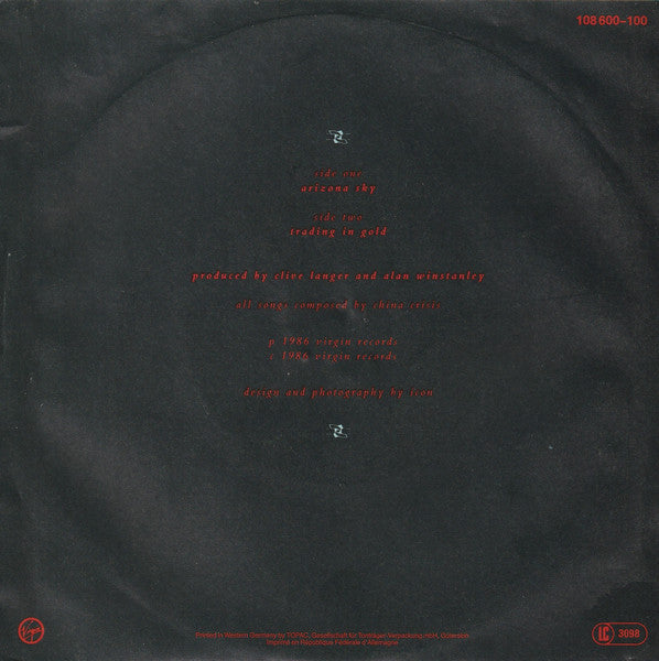 China Crisis : Arizona Sky (7", Single)