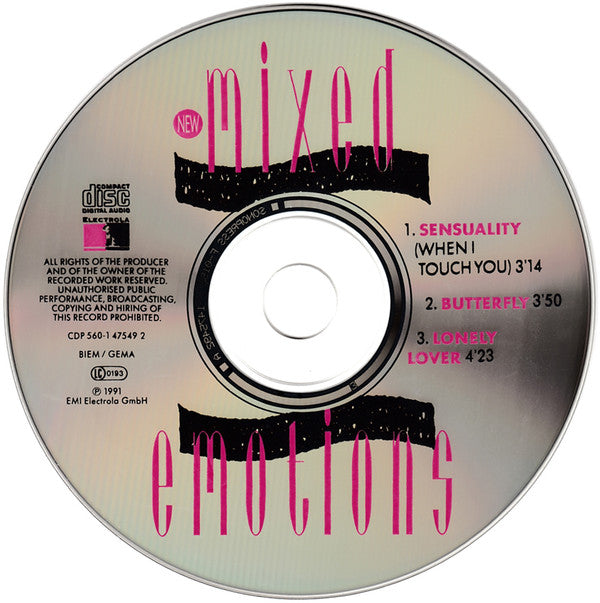 New Mixed Emotions : Sensuality (CD, Maxi)