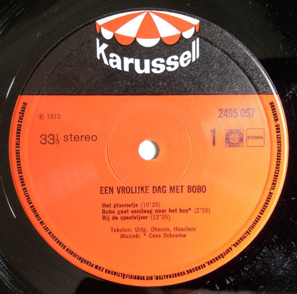 Bobo (39) : Een Vrolijke Dag Met Bobo (LP, Album, Gat)