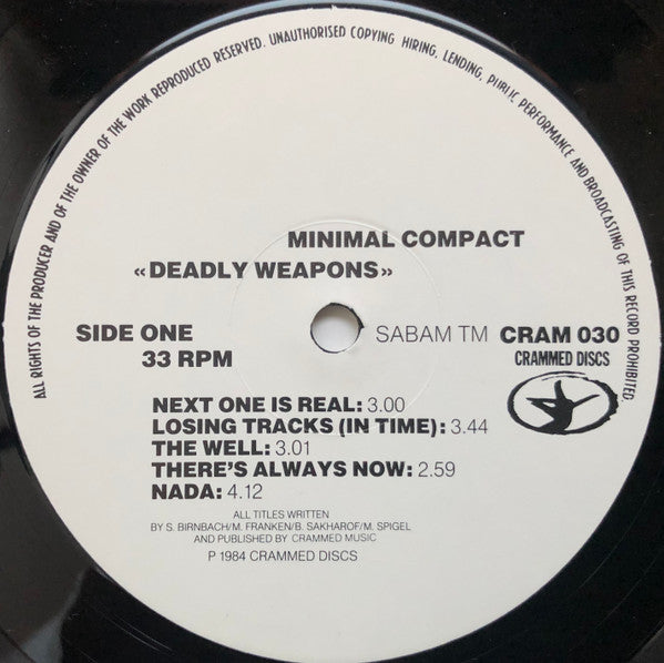 Minimal Compact : Deadly Weapons (LP, Album)