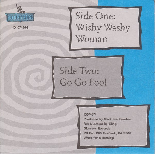 The Wolfmen : Wishy Washy Woman (7")