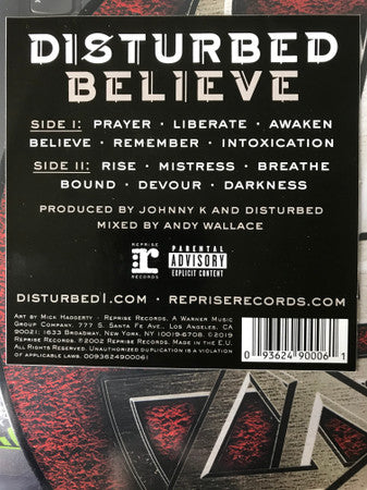Disturbed : Believe (LP, Album, Ltd, Pic)