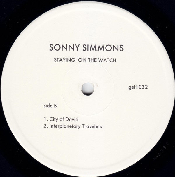 Sonny Simmons : Staying On The Watch (LP, Album, RE, Unofficial)