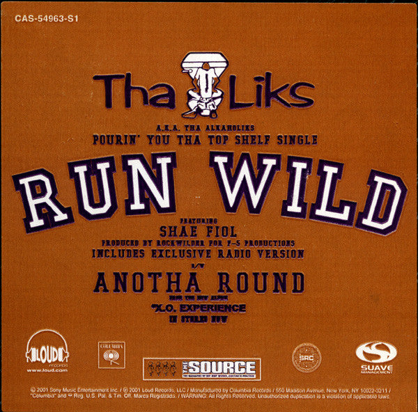 Tha Liks* : Run Wild / Anotha Round (12", Promo)