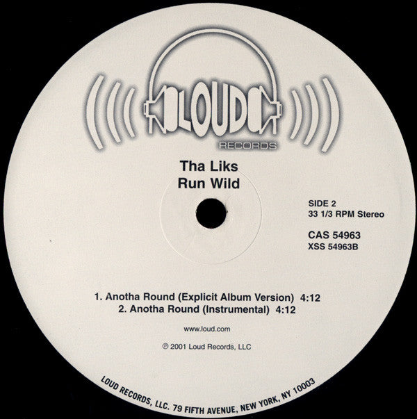 Tha Liks* : Run Wild / Anotha Round (12", Promo)