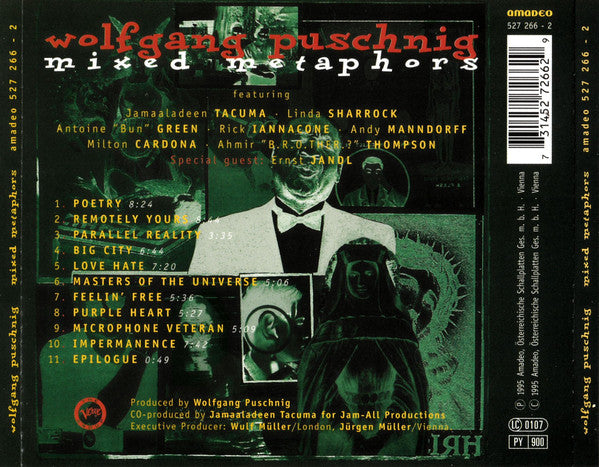 Wolfgang Puschnig : Mixed Metaphors (CD, Album)