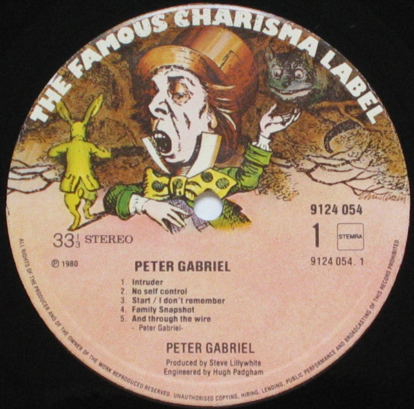 Peter Gabriel : Peter Gabriel (LP, Album)