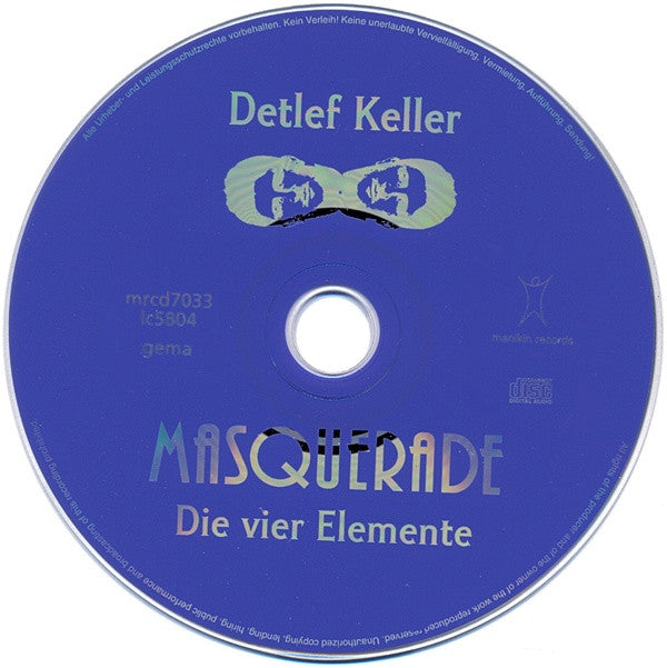 Detlef Keller : Masquerade (CD, Album)