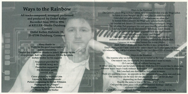Detlef Keller : Ways To The Rainbow (CD, Album)