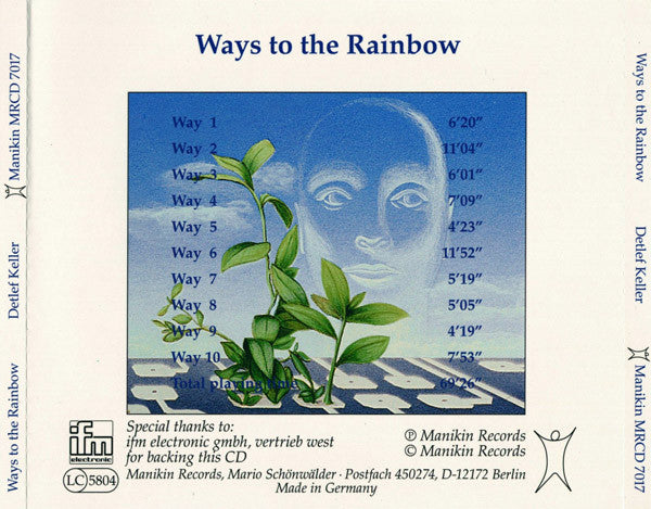 Detlef Keller : Ways To The Rainbow (CD, Album)