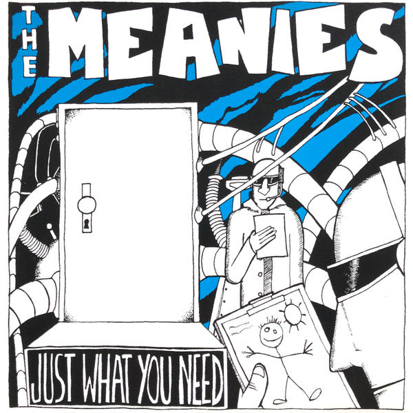 The Meanies : Just What You Need (7", Single, Ltd, Blu)