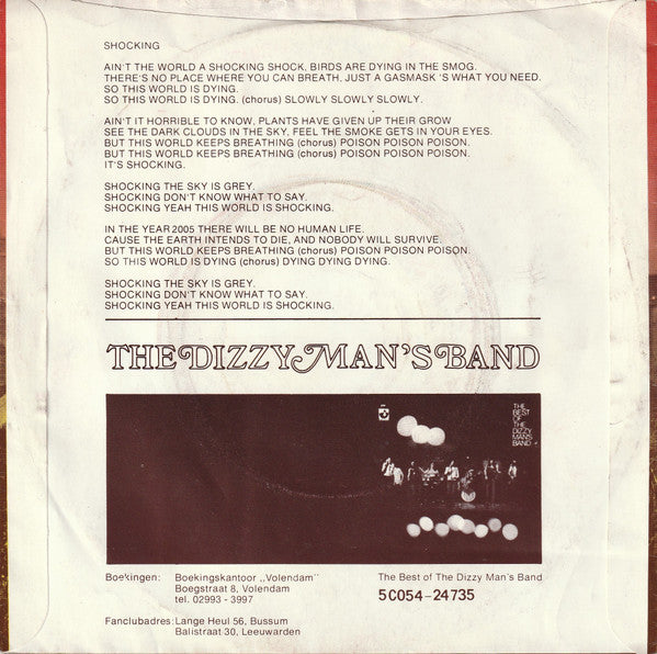 Dizzy Man's Band : Shocking (7", Single)