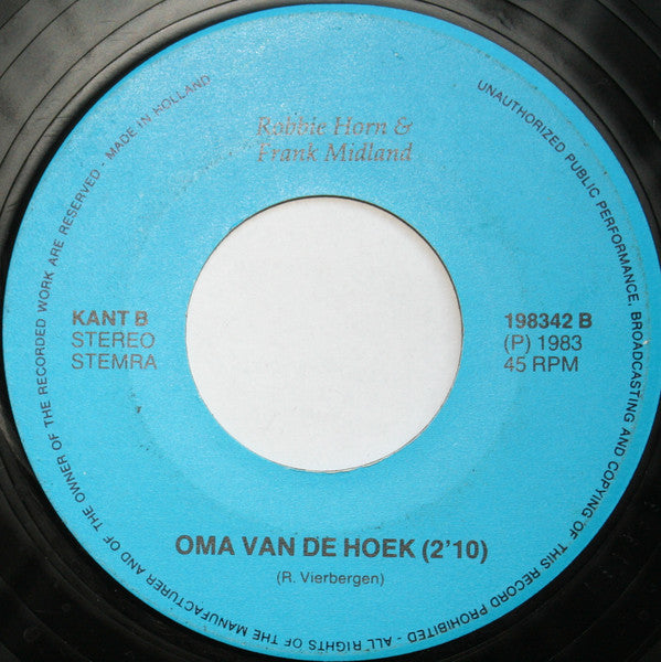 Robbie Horn, Frank Midland : Fiasco (7", Single)