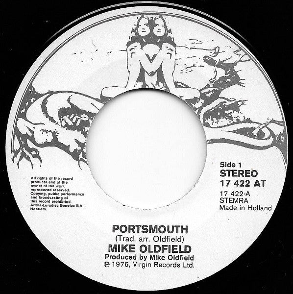Mike Oldfield : Portsmouth (7", Single)