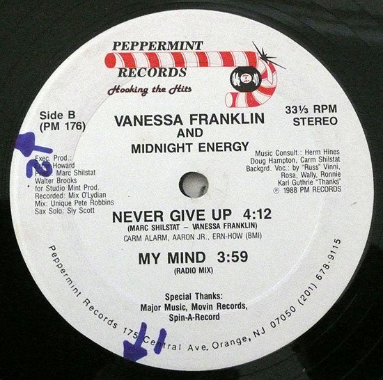 Vanessa Franklin And Midnight Energy : My Mind (12")