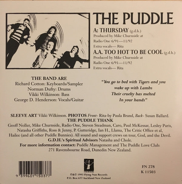 The Puddle : Thursday (7")