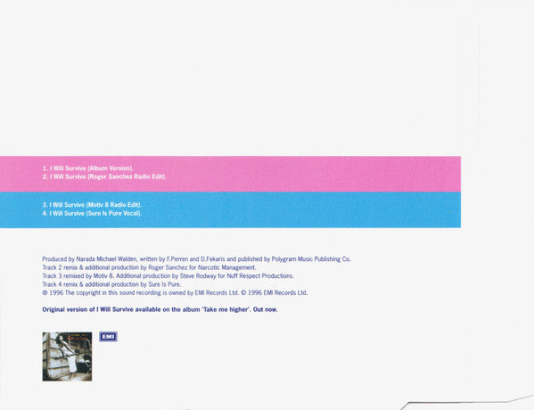 Diana Ross : I Will Survive (CD, Maxi)