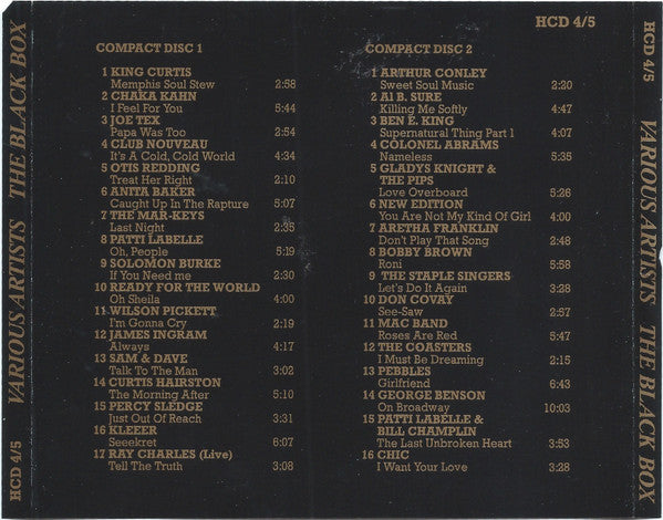 Various : The Black Box (We Are The World Of Music) (2xCD, Comp)