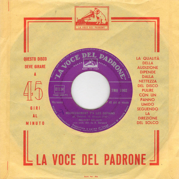 Gilbert Bécaud : Nathalie / Heureusement Y'A Les Copains (7")