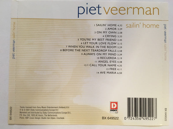 Piet Veerman : Sailin' Home (CD, Comp)