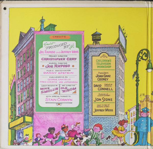 Sesame Street Starring Sesame Street Original Cast : The Official Sesame Street 2 Book-And-Record Album (LP, Album, Ter)