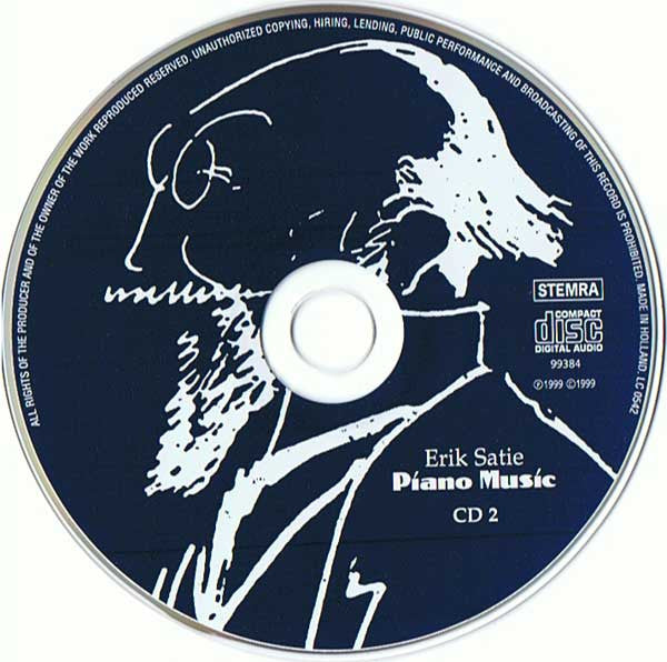 Erik Satie - Håkon Austbø : Píano Musíc (2xCD, Album)