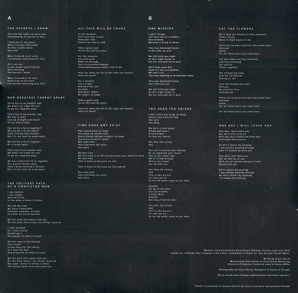 Bruce Soord : All This Will Be Yours (LP, Album)