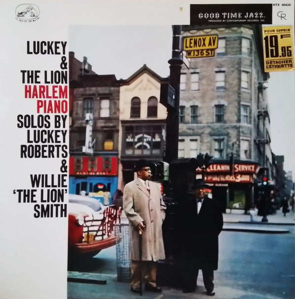 Charles "Luckey" Roberts & Willie "The Lion" Smith : Harlem Piano (LP, Album, Mono)