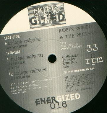 Robin Wood & The Peckers : The Analogue Woodpecker (12", EP)