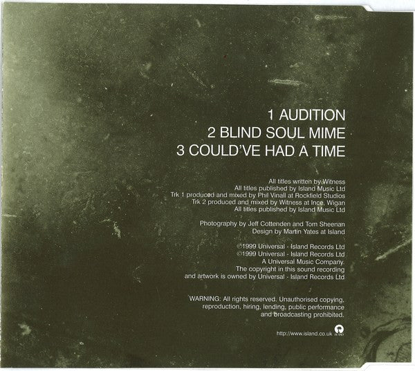 Witness : Audition (CD, Single)