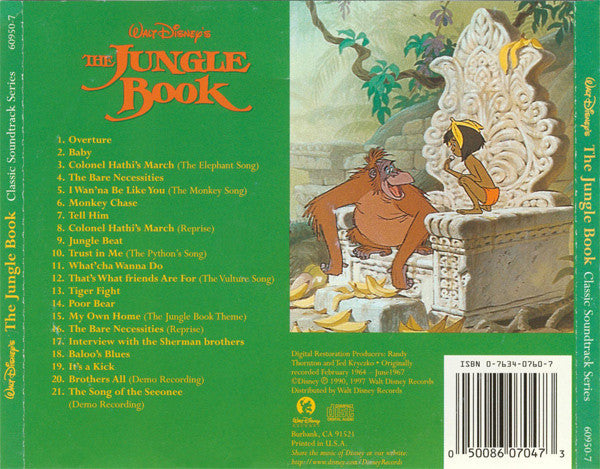 Various : The Jungle Book (CD, Album, RE, RM)