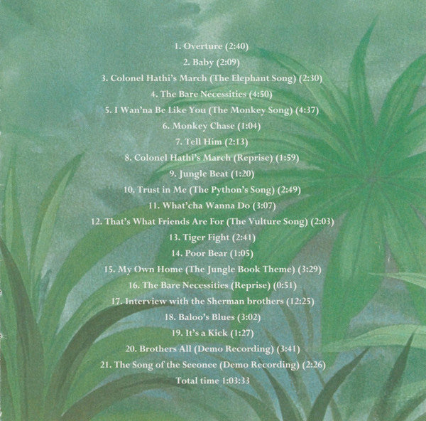 Various : The Jungle Book (CD, Album, RE, RM)