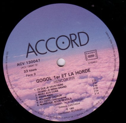 Gogol Premier Et La Horde : Hencor' Pir (LP, Album)