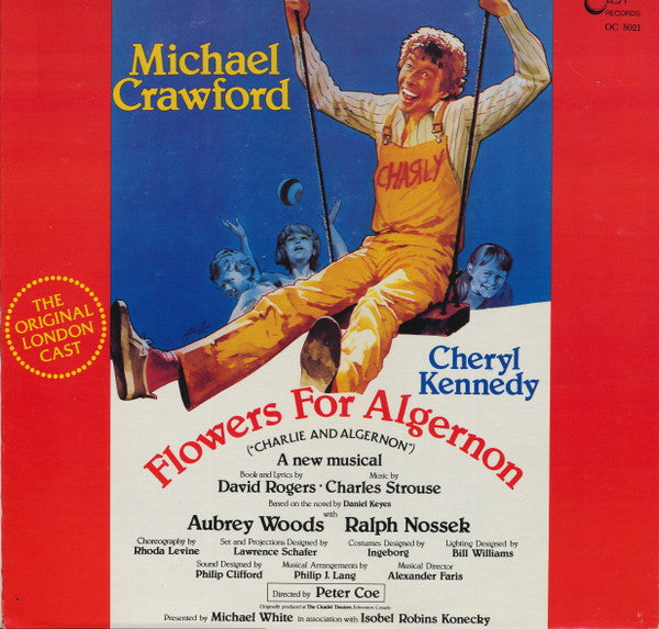 Charles Strouse, David Rogers (26) - Michael Crawford, Cheryl Kennedy : Flowers for Algernon (Original London Cast) (LP, Album)