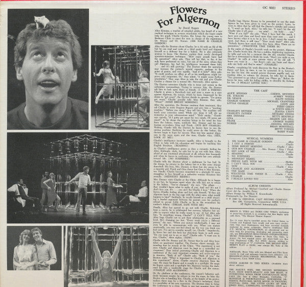 Charles Strouse, David Rogers (26) - Michael Crawford, Cheryl Kennedy : Flowers for Algernon (Original London Cast) (LP, Album)