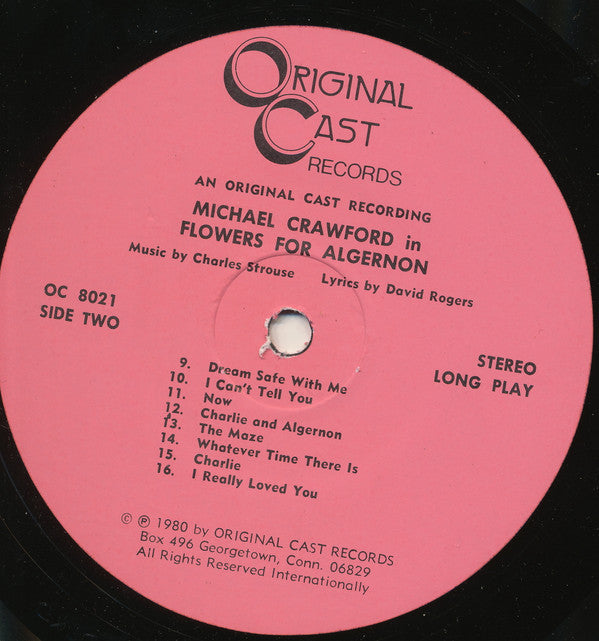 Charles Strouse, David Rogers (26) - Michael Crawford, Cheryl Kennedy : Flowers for Algernon (Original London Cast) (LP, Album)