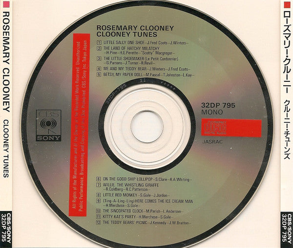 Rosemary Clooney : Clooney Tunes (CD, Album, Mono)