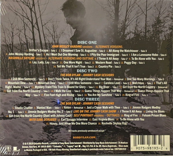 Bob Dylan Featuring Johnny Cash : Travelin' Thru (The Bootleg Series Vol. 15 1967–1969) (3xCD, Album, Mono + Box, Sli)
