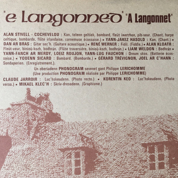 Alan Stivell : E Langonned = A Langonnet (LP, Album)