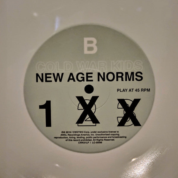 Cold War Kids : New Age Norms 1 (12", Whi)