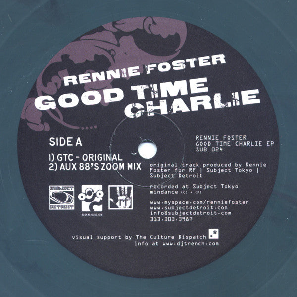 Rennie Foster : Good Time Charlie EP (12", EP, Ltd, Mix)