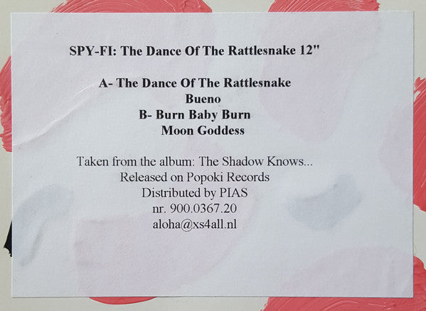 Spy-Fi : The Dance Of The Rattlesnake 12" (12", EP, W/Lbl)