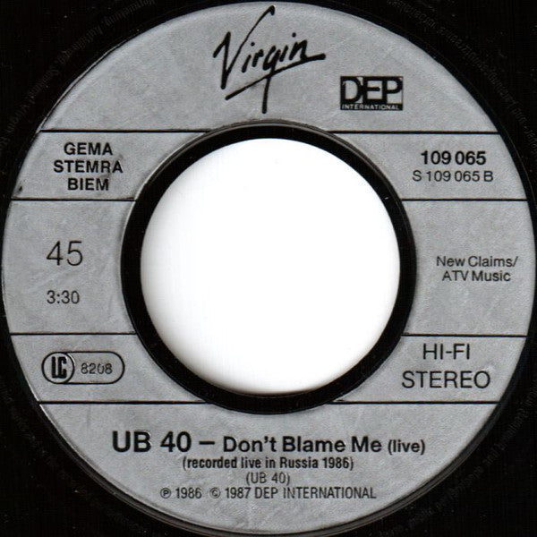 UB40 : Watchdogs (7", Single)