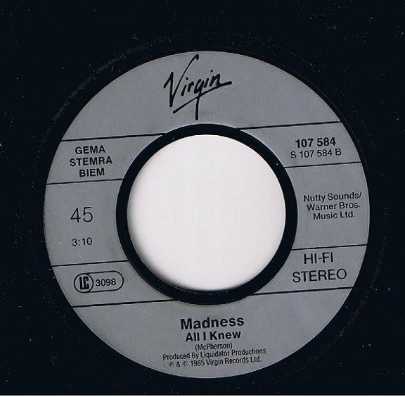 Madness : Yesterday's Men (7", Single)