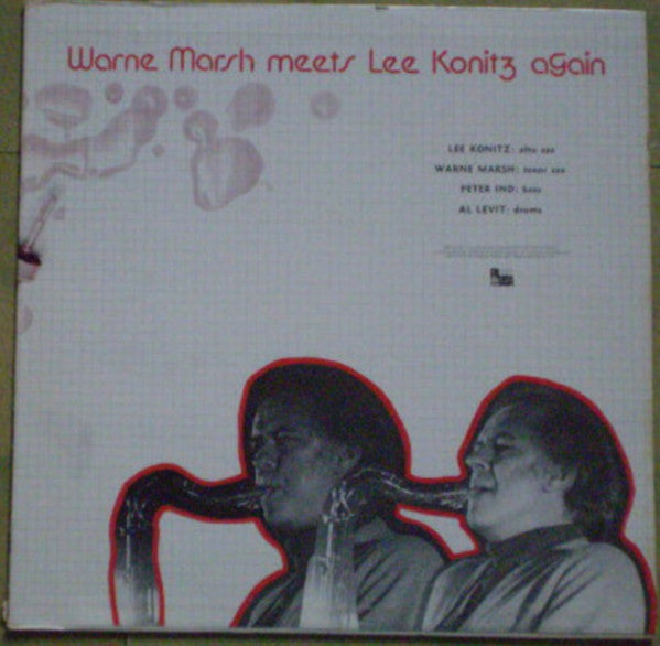 Lee Konitz, Warne Marsh : Lee Konitz Meets Warne Marsh Again (LP, Album)