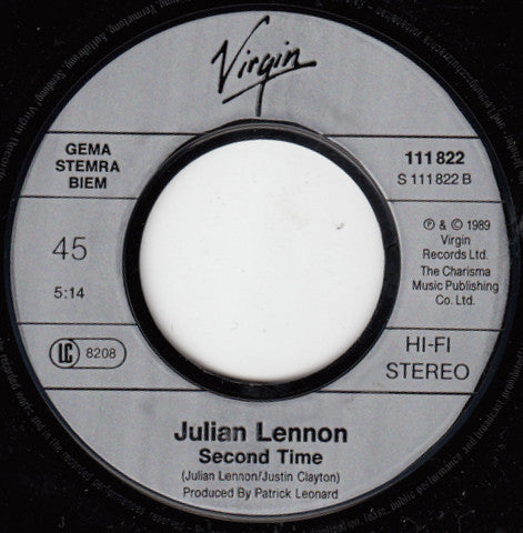 Julian Lennon : Now You're In Heaven (7", Single)