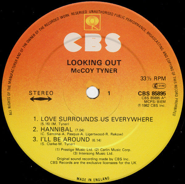 McCoy Tyner : Looking Out (LP, Album)