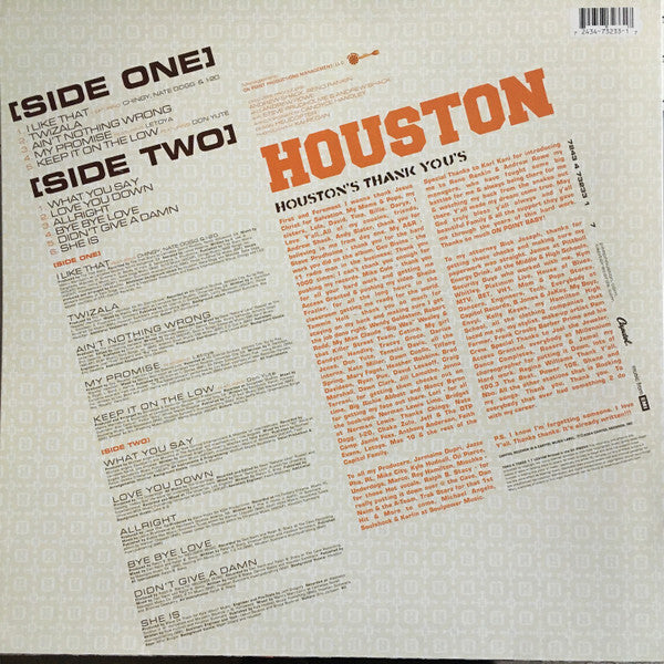 Houston (2) : It's Already Written (LP, Album)