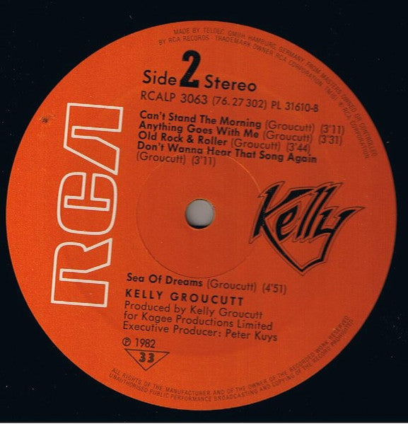 Kelly Groucutt : Kelly (LP, Album)