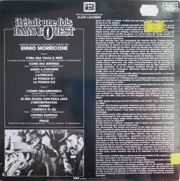 Ennio Morricone : Il Etait Une Fois Dans L'Ouest (LP, Album, RE)